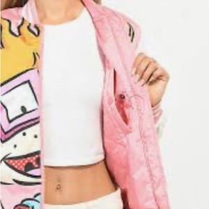 Nickelodeon varsity jacket, woman, large